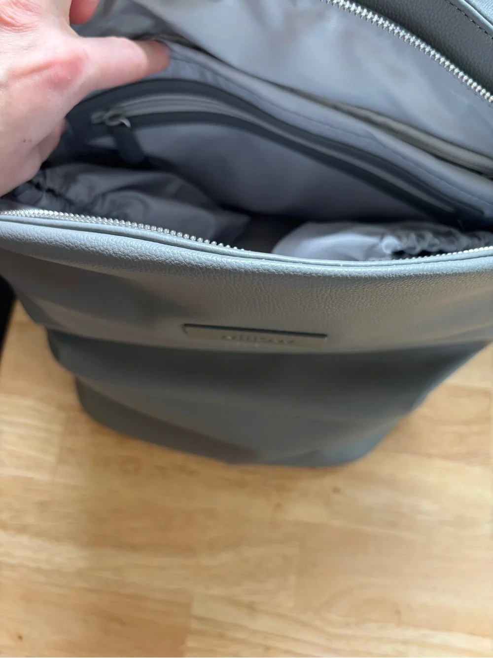 Willow Gray Backpack Pump Bag